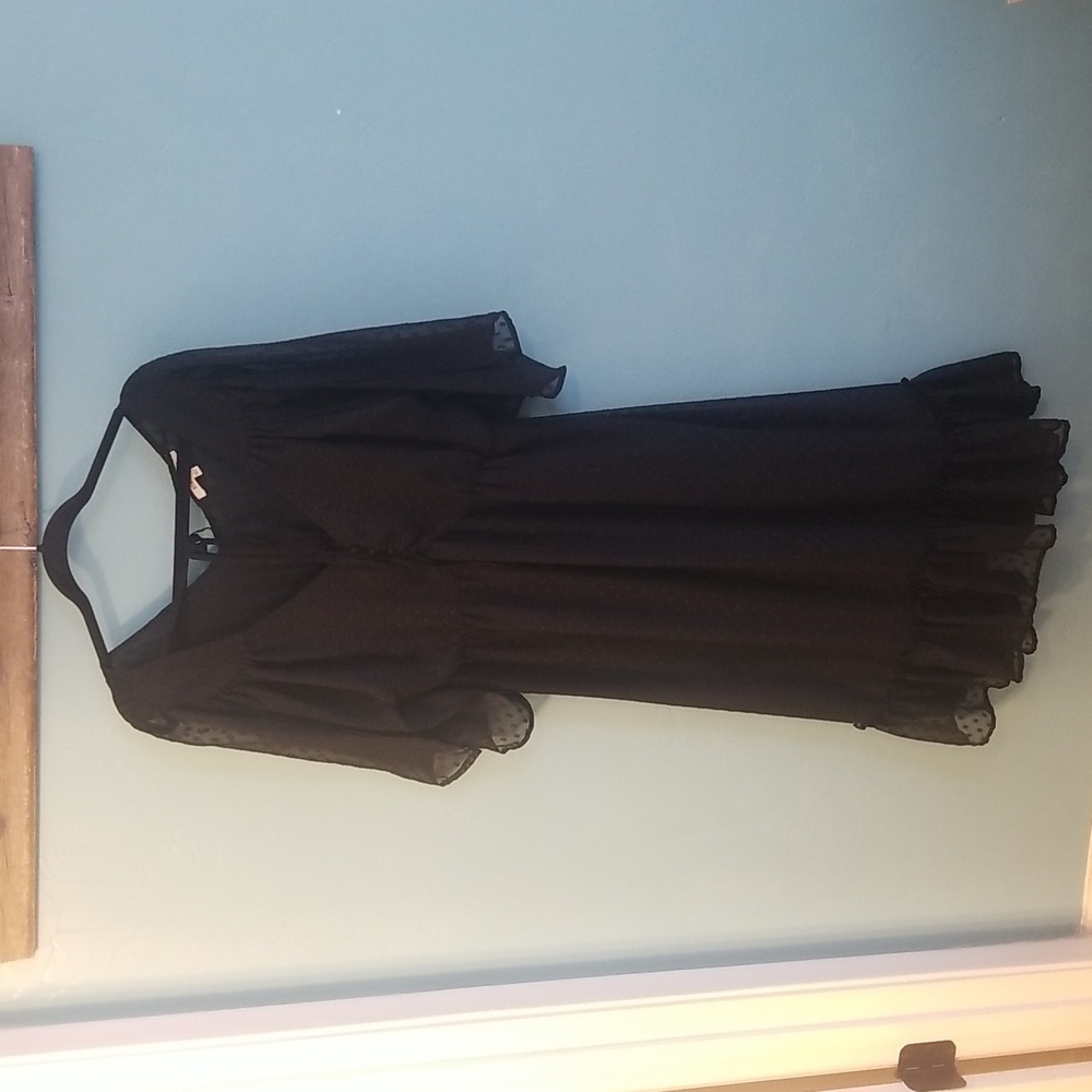 Beautiful Black Rainn Dress SZ LG